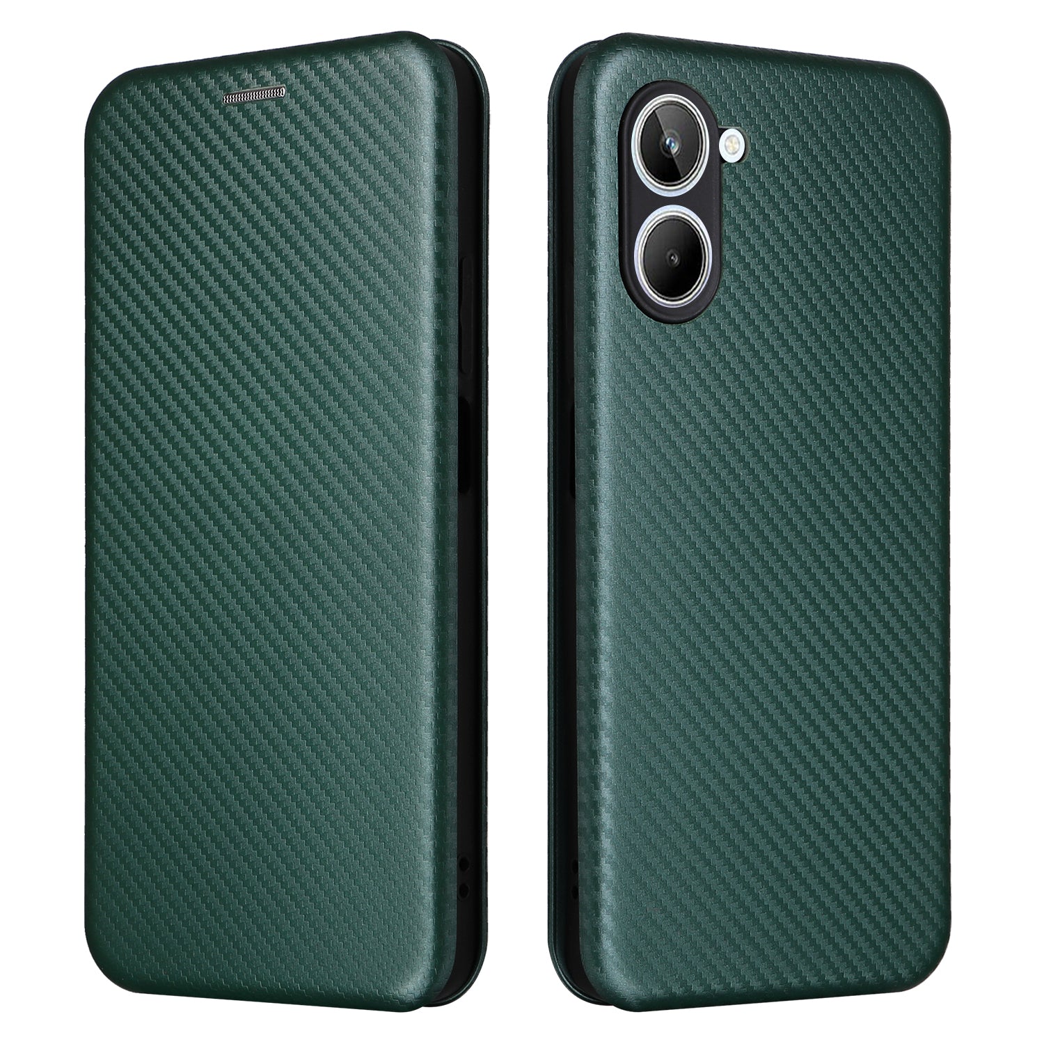 For Realme 10 4G Anti-Scratch PU Leather Phone Case Magnetic Auto-absorbed Carbon Fiber Texture Card Slot Stand Flip Cover For Realme 10 4G Anti-Scratch PU Leather Phone Case Magnetic Auto-absorbed Carbon Fiber Texture Card Slot Stand Flip Cover